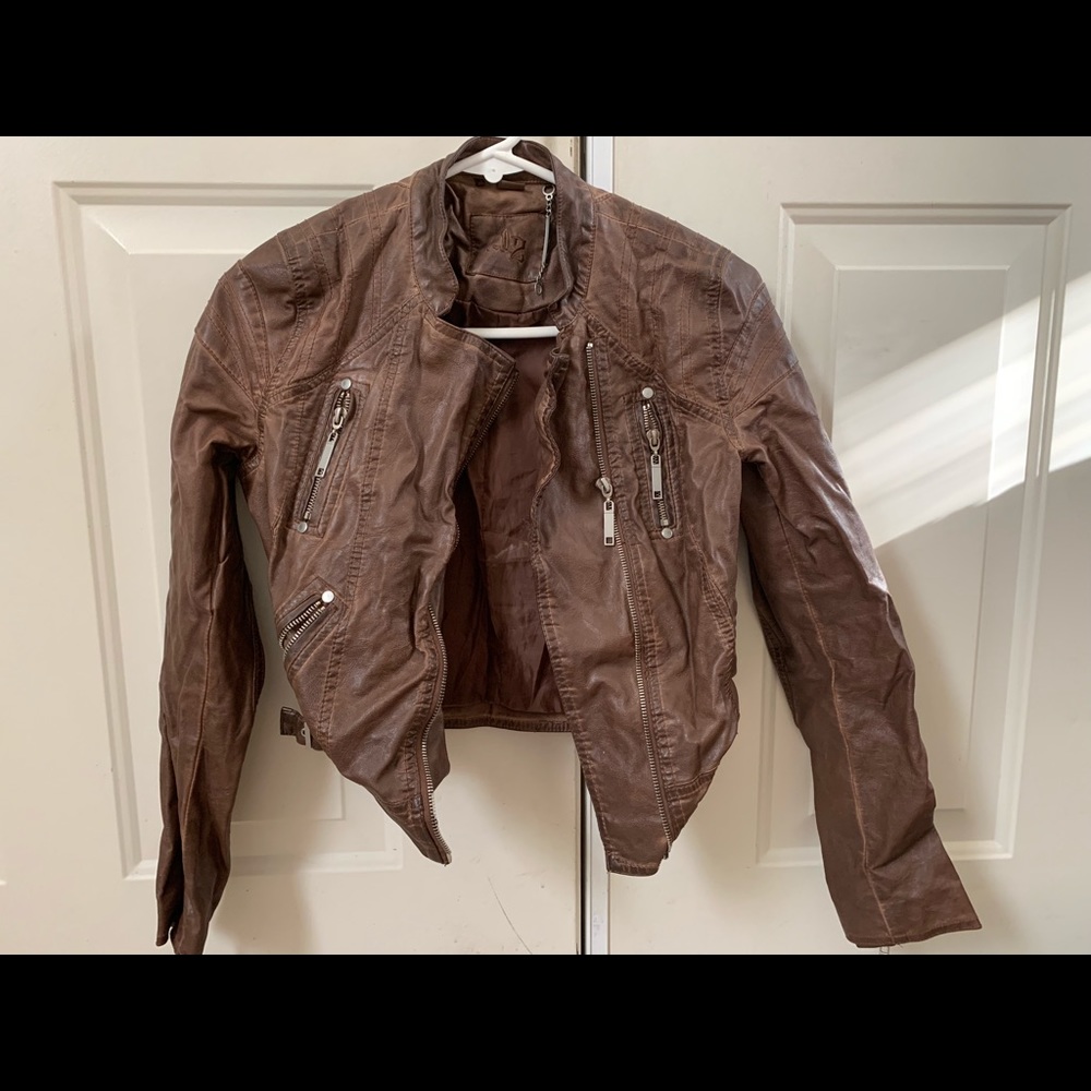 Pleather jacket